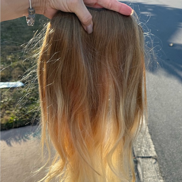 Halo couture 22" Layered Hair extension Balayage 100% Real Human Hair Color B613 - Picture 15 of 15